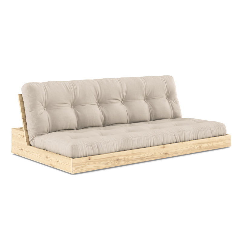 Karup - Base Schlafsofa | 747 Beige / 101 clear lacquered
