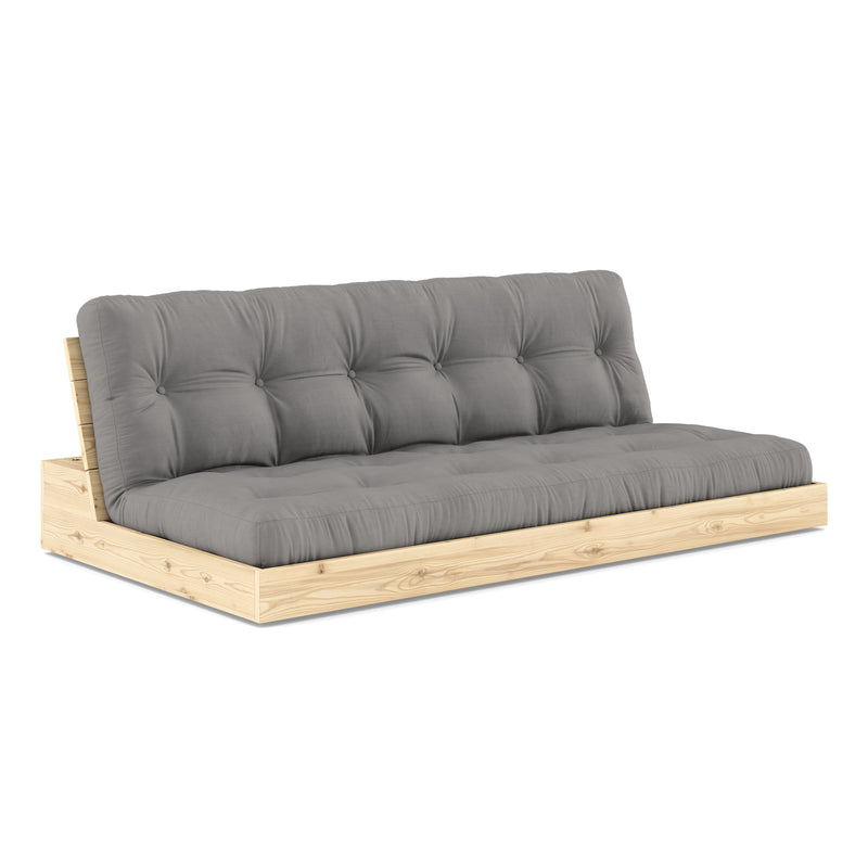 Karup - Base Schlafsofa | 746 Grey / 101 clear lacquered