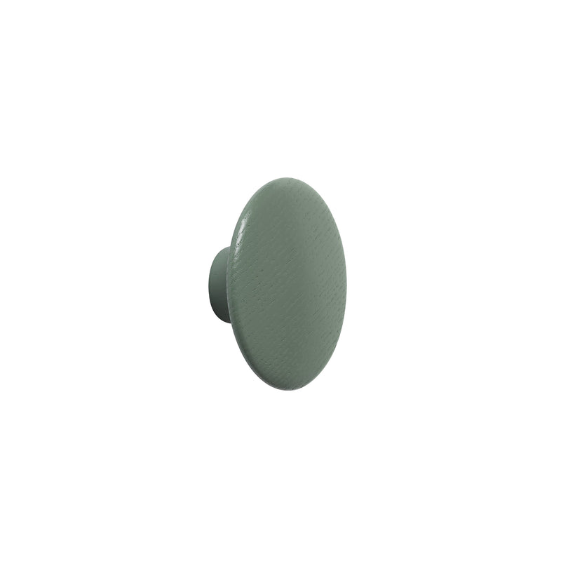 Muuto - Wandhaken The Dots Wood | XS / schlammgrün