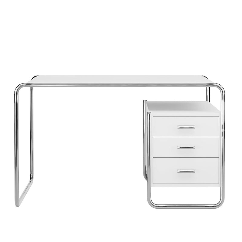 Thonet - S 285 Schreibtisch | S285/2 / Esche reinweiß decklackiert