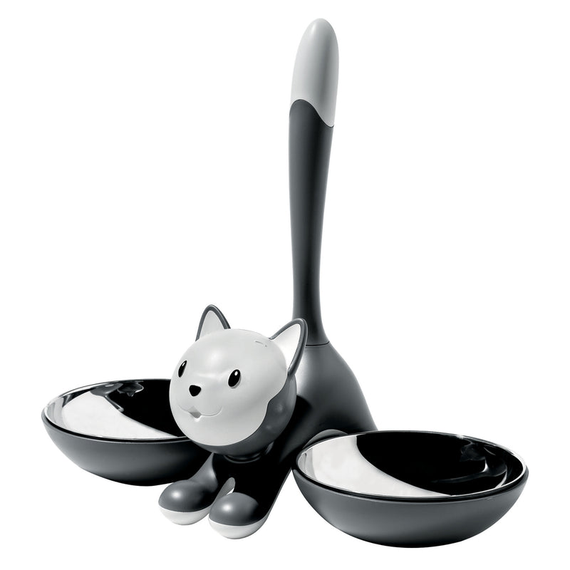 Alessi - Tigrito Katzennapf | grau
