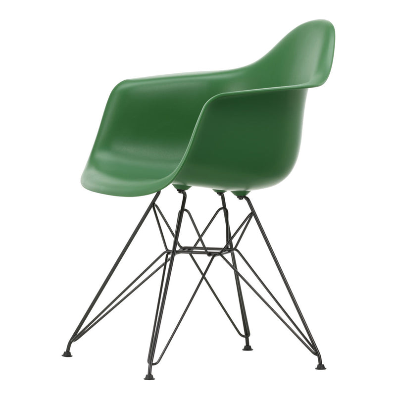 Vitra - Eames Plastic Armchair DAR RE | smaragd RE / schwarz