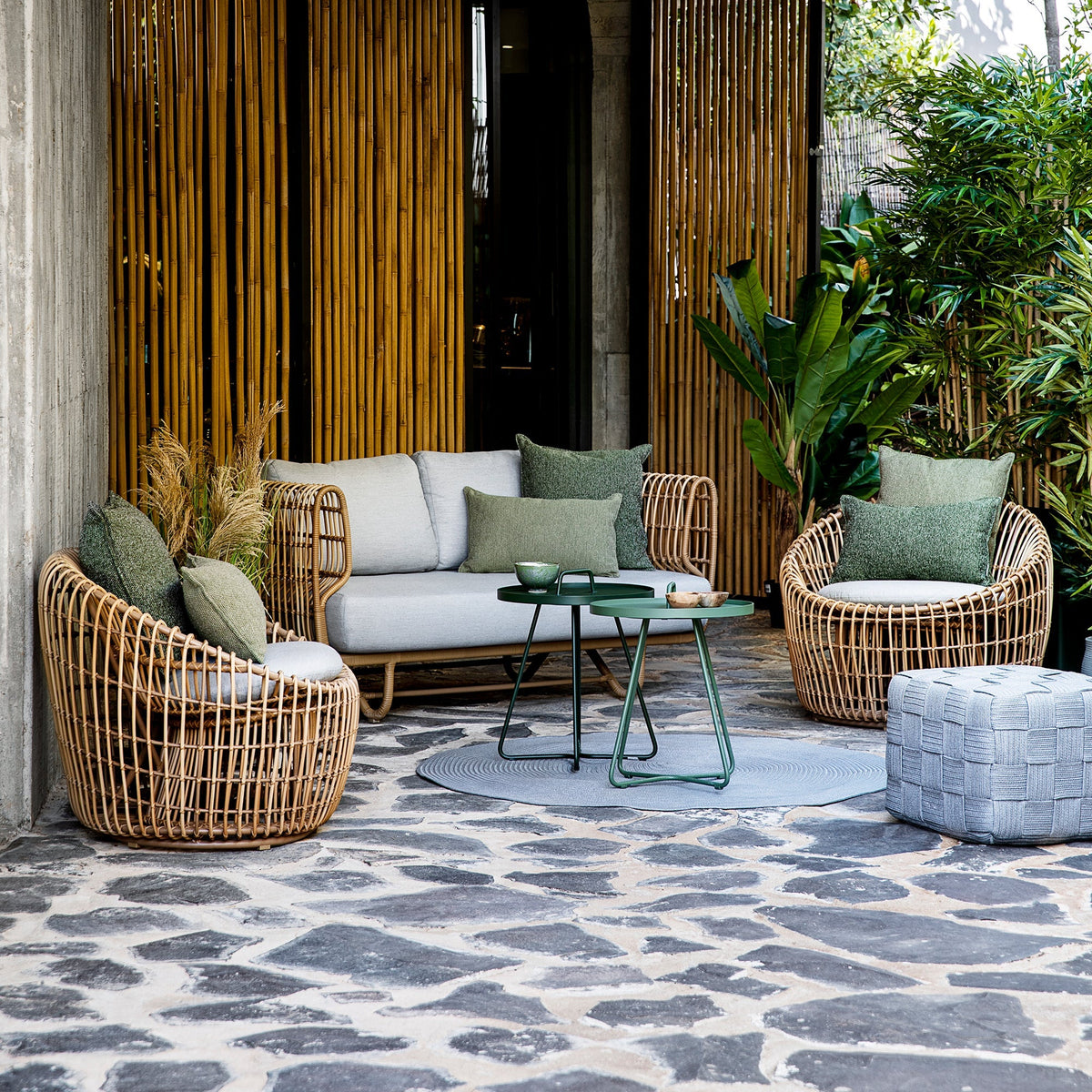 Cane-line – Nest Round outdoor lounge chair