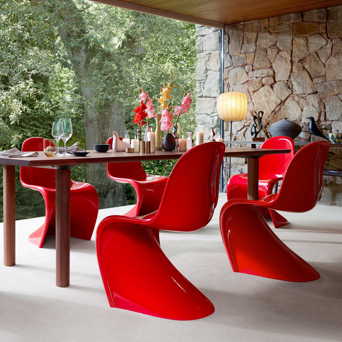 Timeless designer chair made of PP