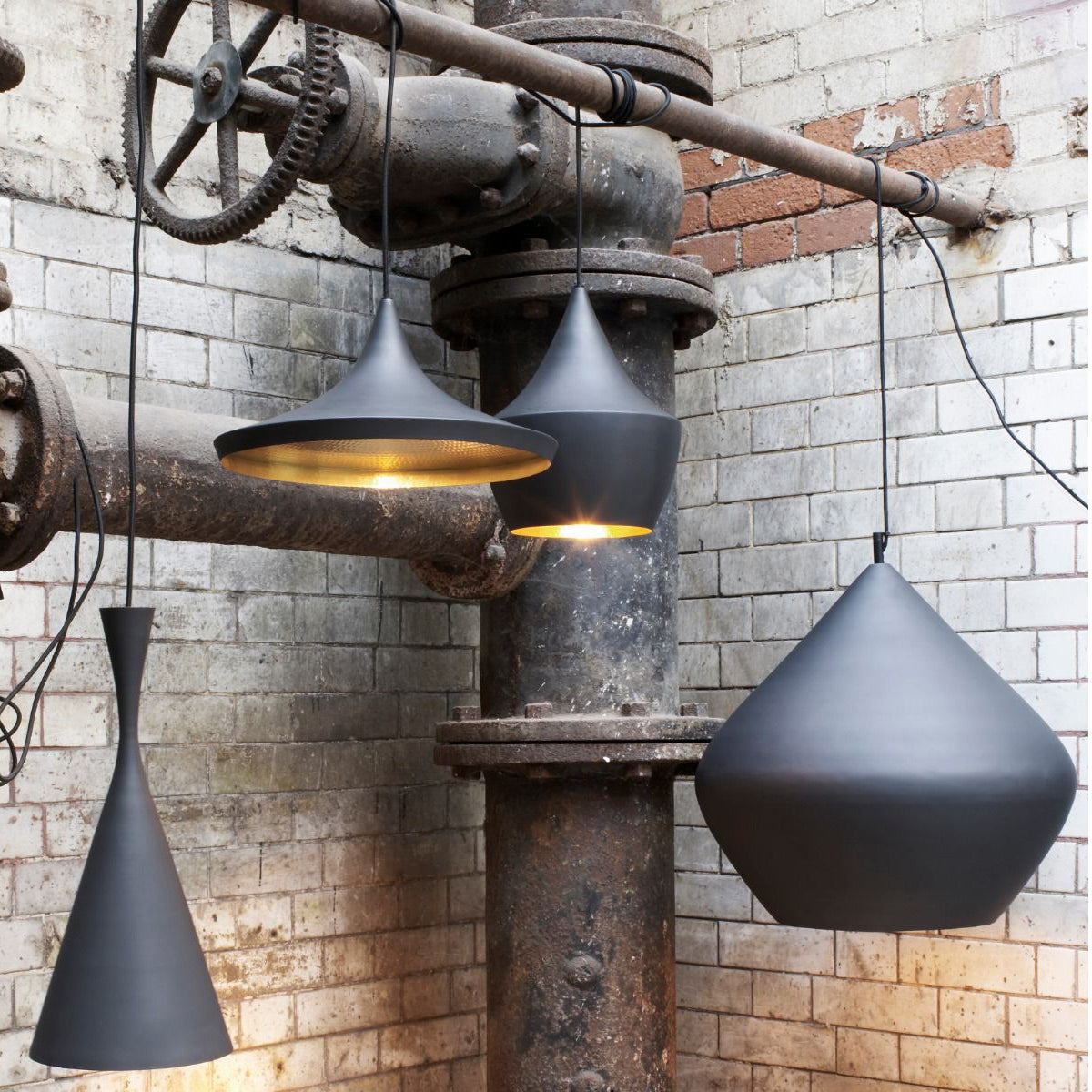Beat pendant lights by Tom Dixon