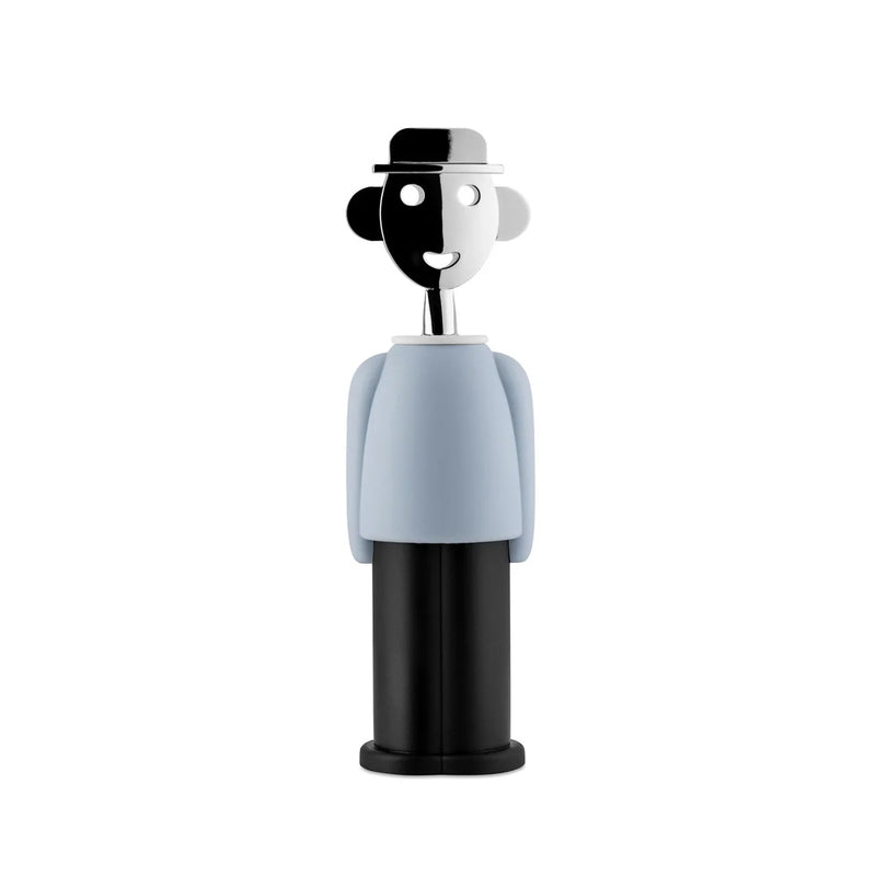 Alessi - Korkenzieher Alessandro M | Alessandro M. / hellblau/schwarz