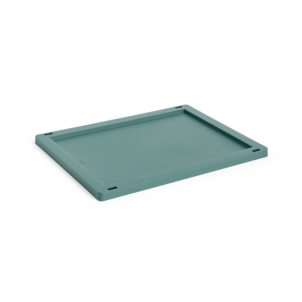HAY - Kunststoffdeckel für Colour Crate | M / dunkelgrün