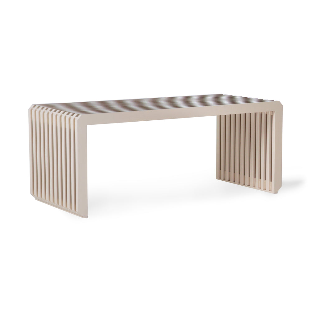 HKliving - Slatted Bank | 96 cm / sand