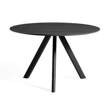 HAY - Copenhague CPH20 Bistrotisch  | Ø 120 cm / schwarz / Eiche schwarz lackiert