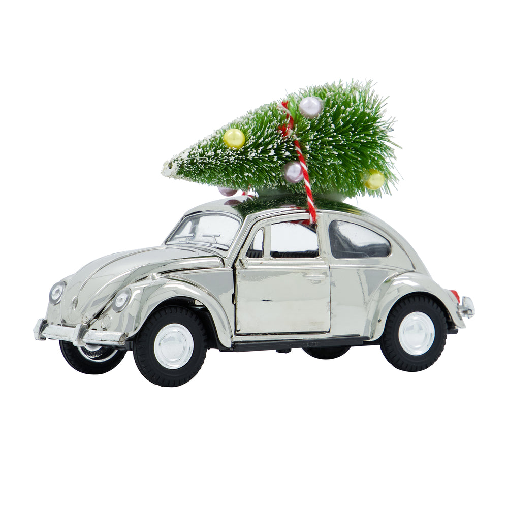 House Doctor - Xmas Cars Deko-Autos | 12,5 cm / silber
