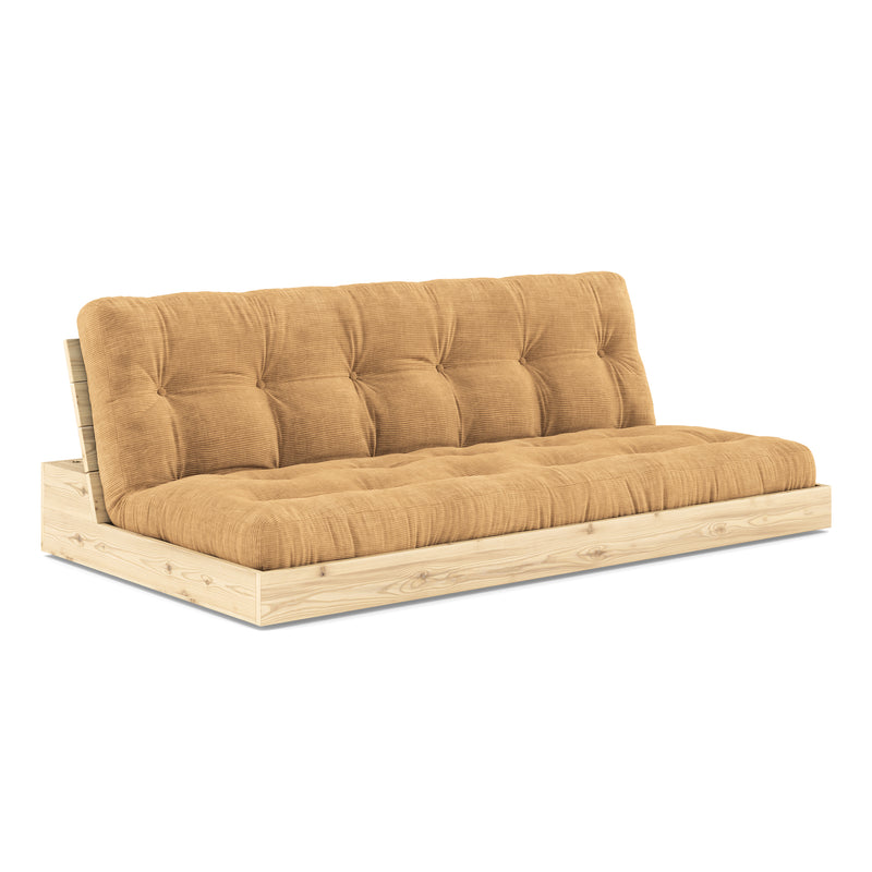 Karup - Base Schlafsofa | 515 Fudge Brown / 101 clear lacquered