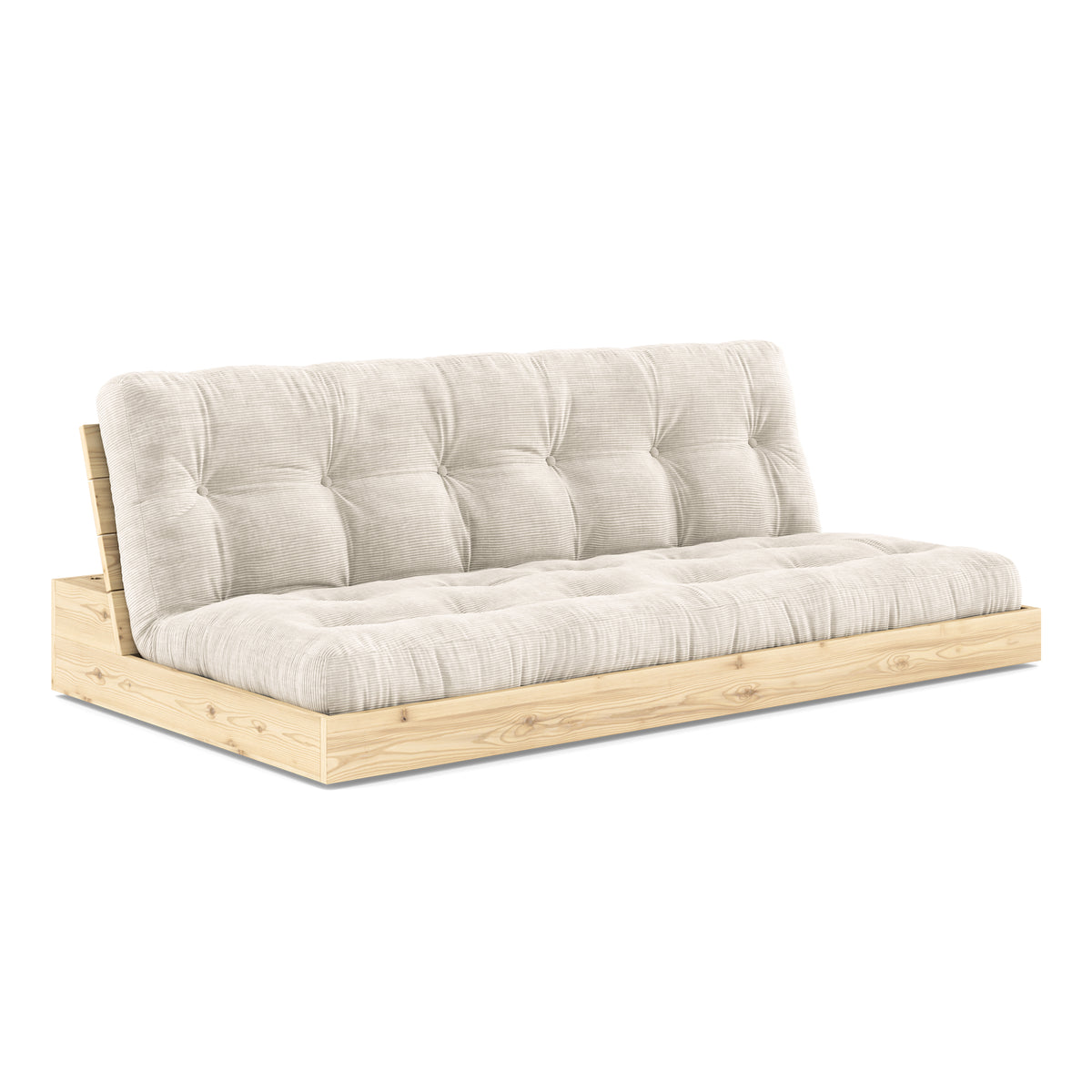 Karup - Base Schlafsofa | 510 Ivory / 101 clear lacquered