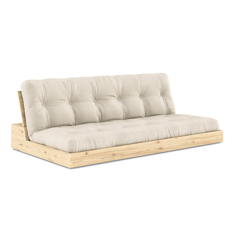 Karup - Base Schlafsofa | 914 Linen / 101 clear lacquered
