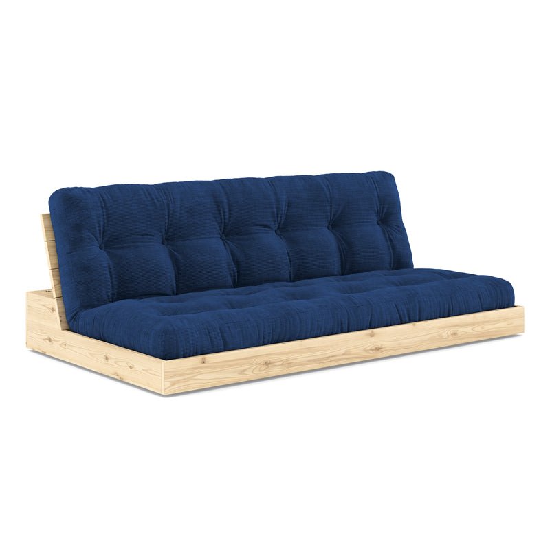 Karup - Base Schlafsofa | 517 Royal Blue / 101 clear lacquered