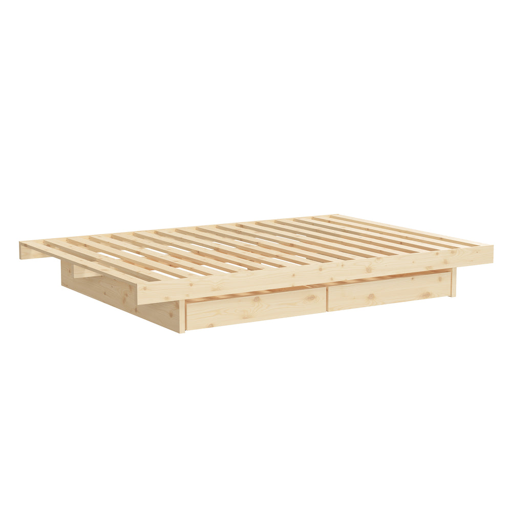 Karup - Kanso Bett | mit Bettkasten Schublade / 160 x 200 cm, mit Bettkasten Schublade / 140 x 200 cm, mit Bettkasten Schublade / 180 x 200 cm