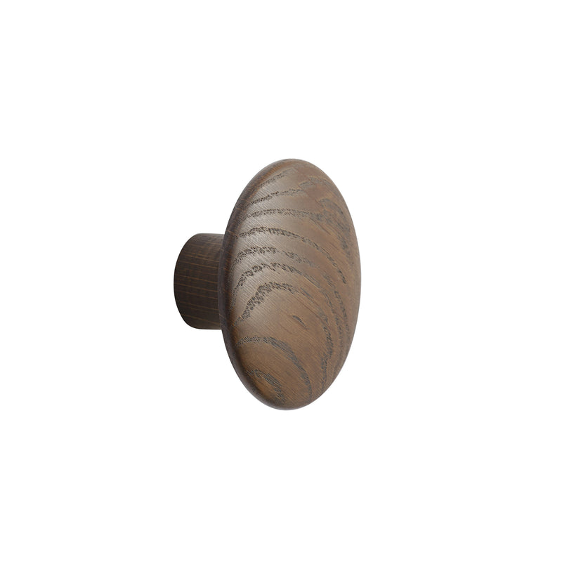Muuto - Wandhaken The Dots Wood | S / dunkelbraun
