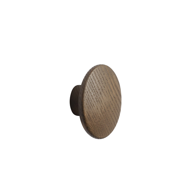 Muuto - Wandhaken The Dots Wood | XS / dunkelbraun