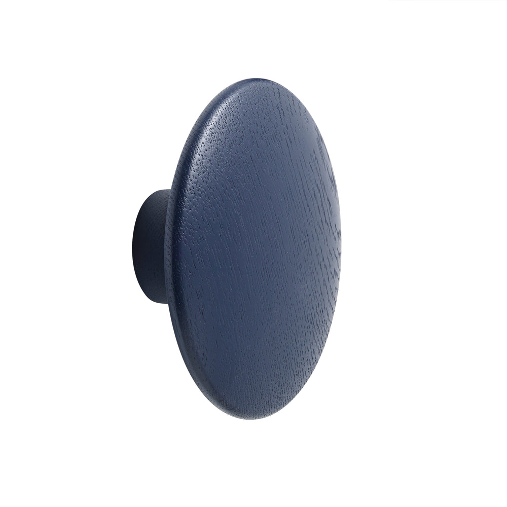 Muuto - Wandhaken The Dots Wood | M / nachtblau