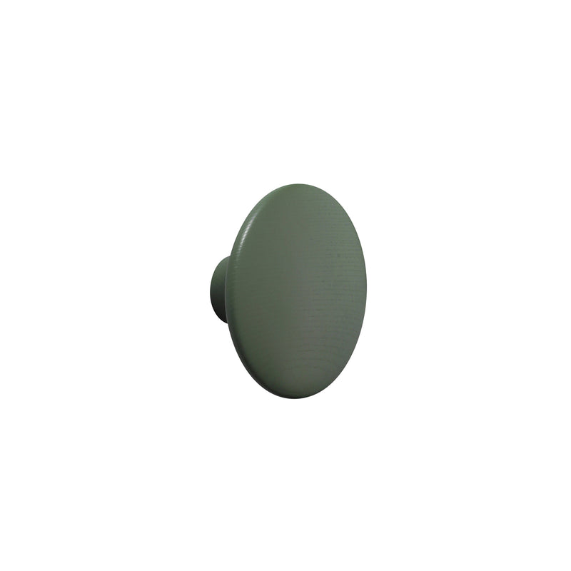 Muuto - Wandhaken The Dots Wood | XS / dunkelgrün