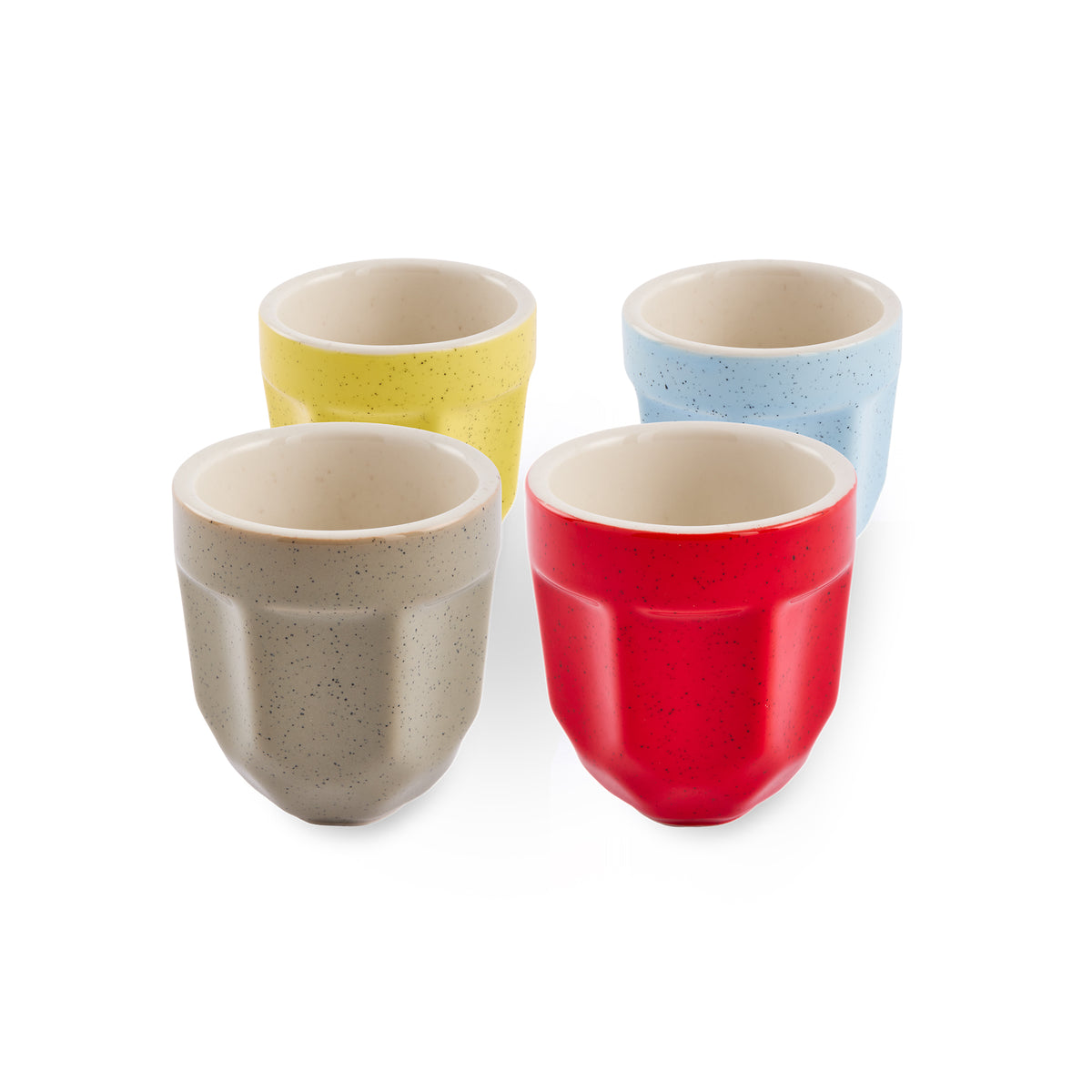 POLSPOTTEN - Polygon Tassen 4er Set | Espresso