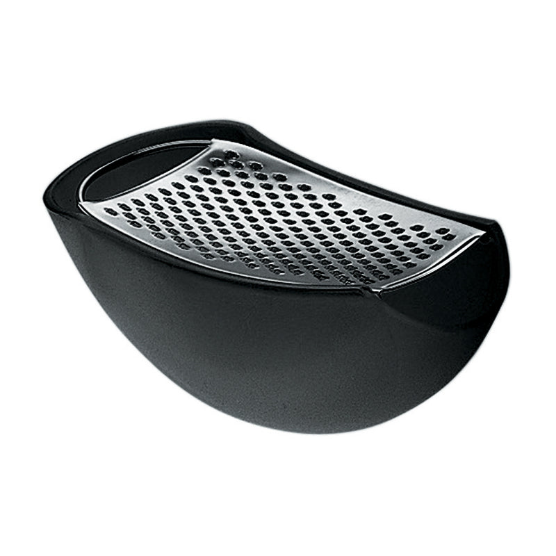 Alessi - Parmenide Käsereibe und Dose | schwarz