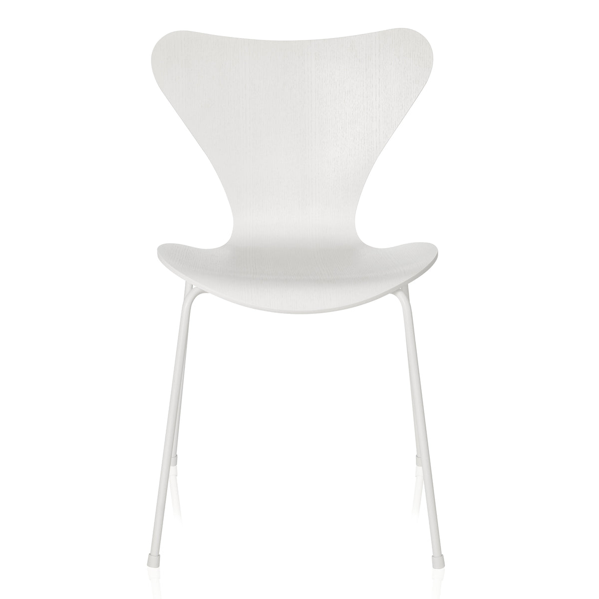 Fritz Hansen - Serie 7 Stuhl Monochrom | Esche weiß gefärbt