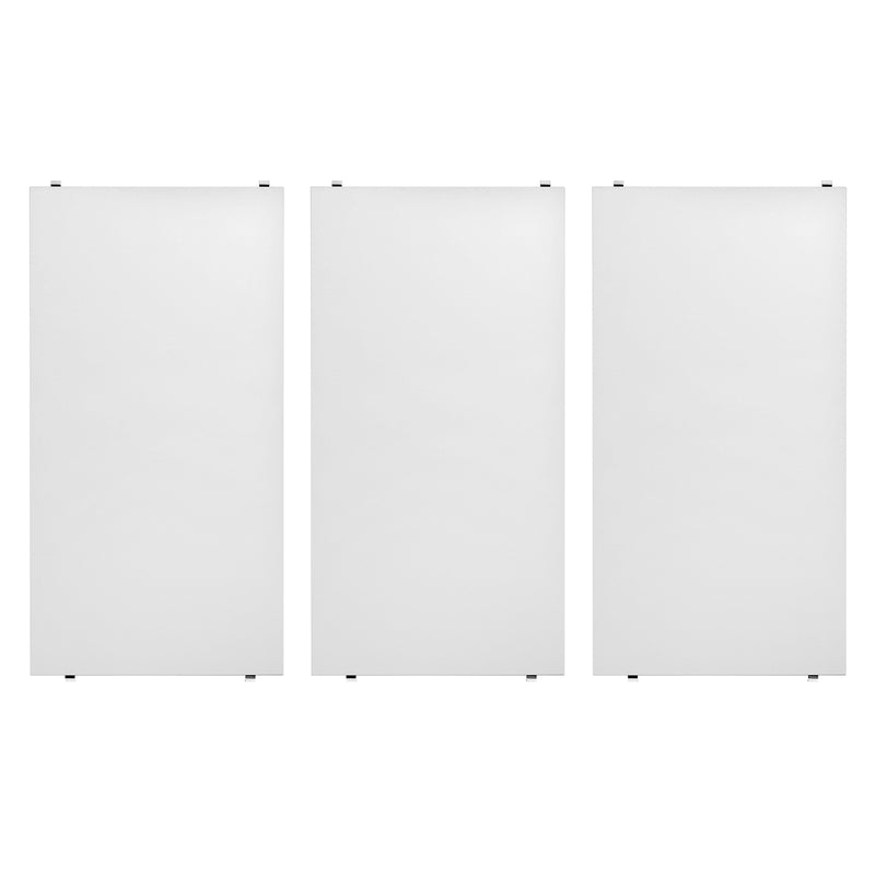 String - Regalboden 58 x 30 cm, 3er-Pack | weiß