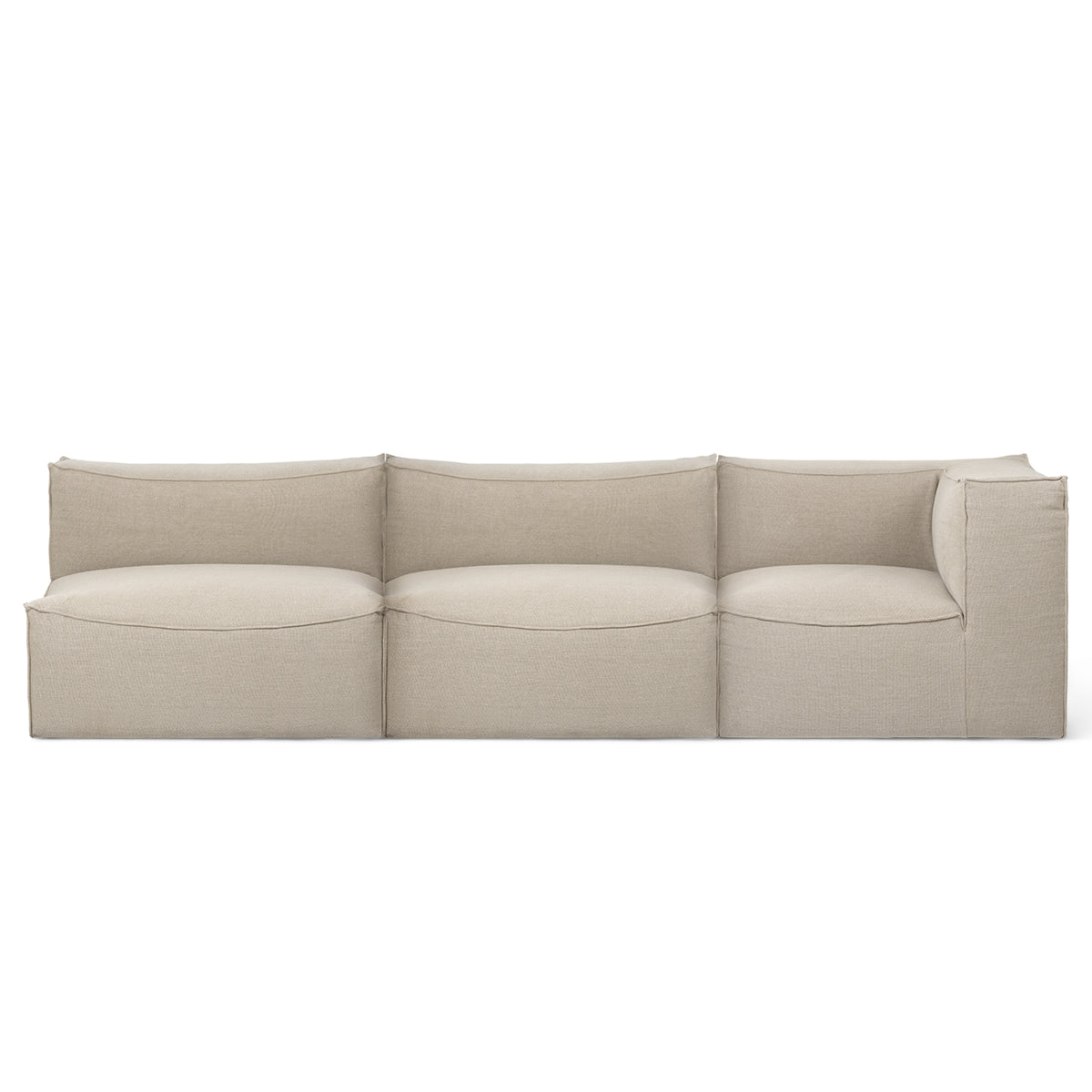 Ferm Living - Catena Modular Sofa | 3-Sitzer mit Armlehne rechts
