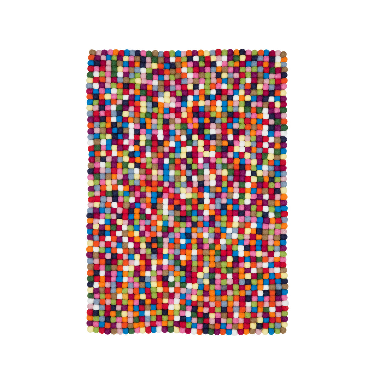 myfelt - Lotte Filzkugelteppich rechteckig | 120 x 170 cm