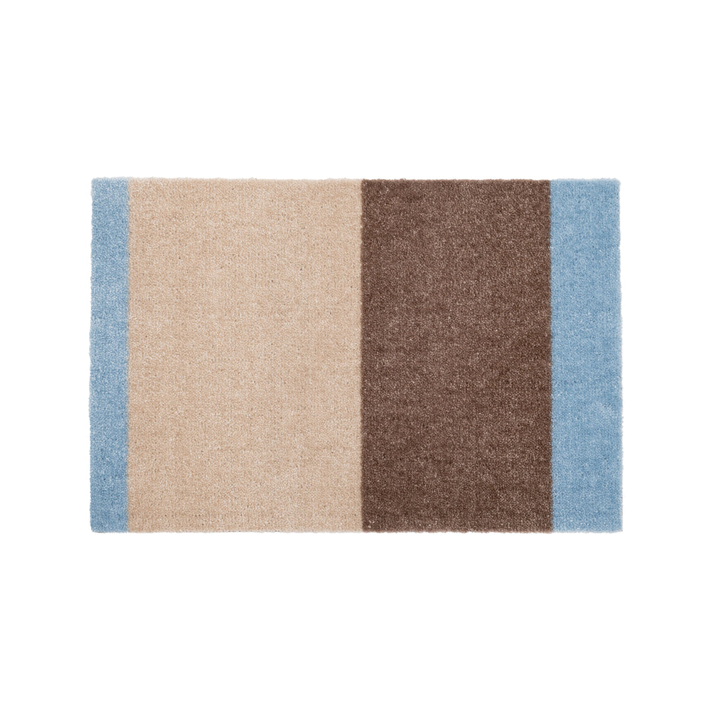tica copenhagen - Stripes Horizontal Läufer | 40 x 60 cm / Ivory/sand/blue